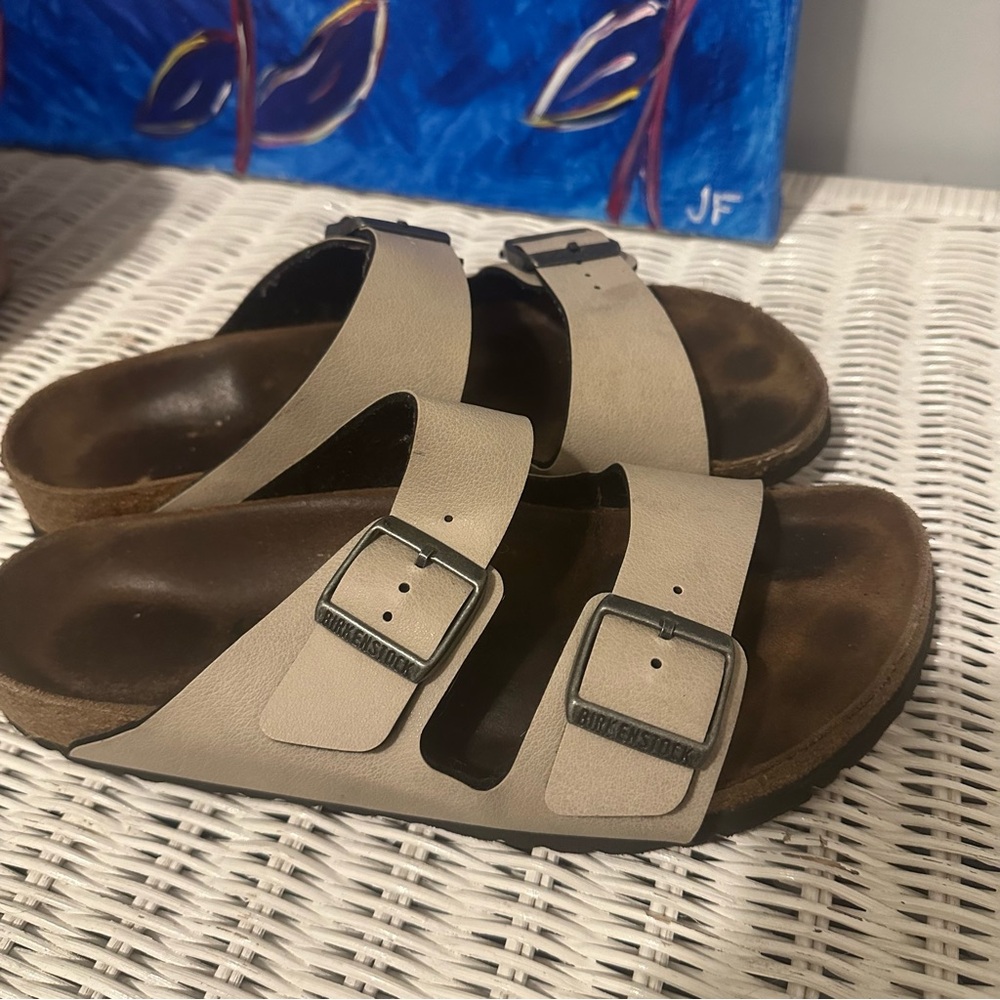 Birkenstock Arizona BS pull up stone birko flor